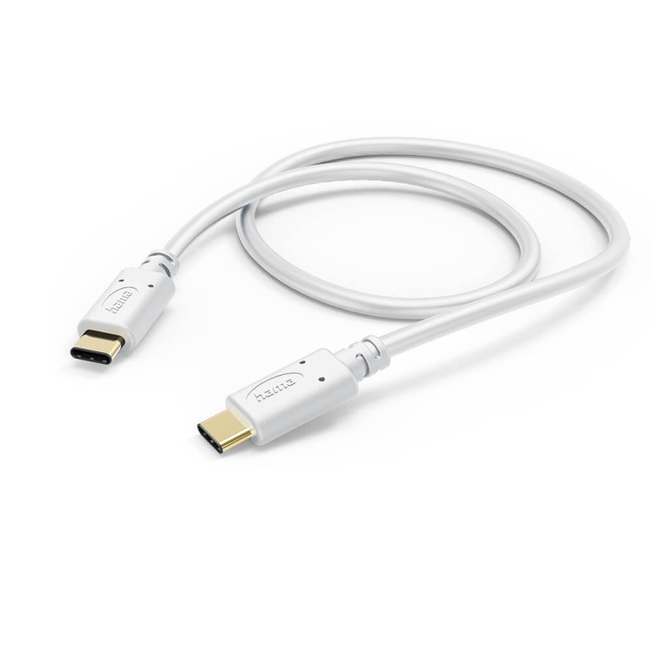 Hama Ladekabel USB-C Hvit 1.5m i gruppen SMARTTELEFON & NETTBRETT / Ladere og Kabler / Kabler / Kabler type C hos TP E-commerce Nordic AB (C30995)