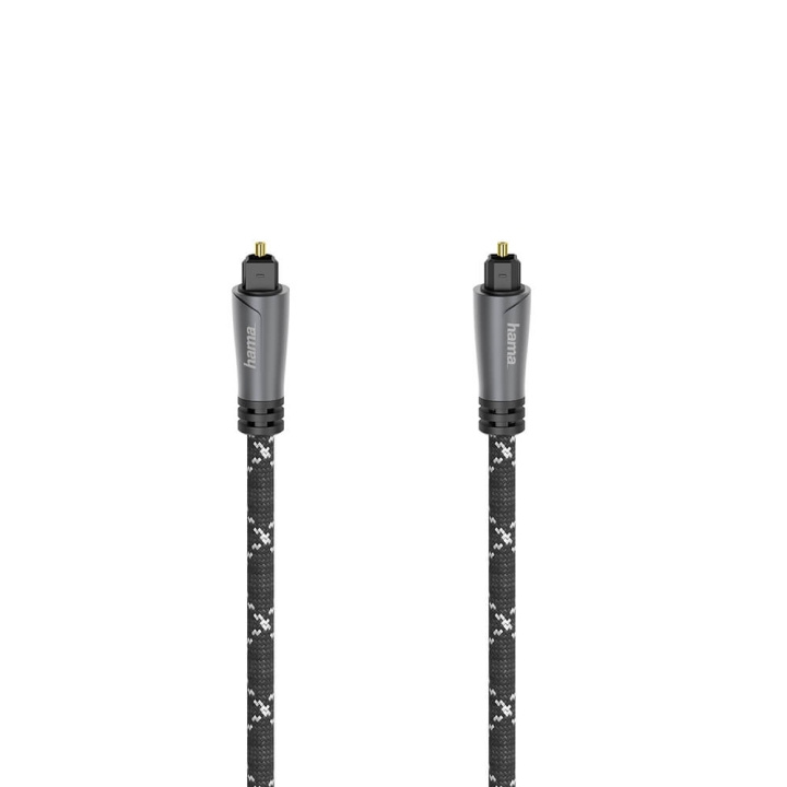 Hama Cable ODT Metal Black 3.0m i gruppen Elektronikk / Kabler og adaptere / Lyd Digital hos TP E-commerce Nordic AB (C31021)