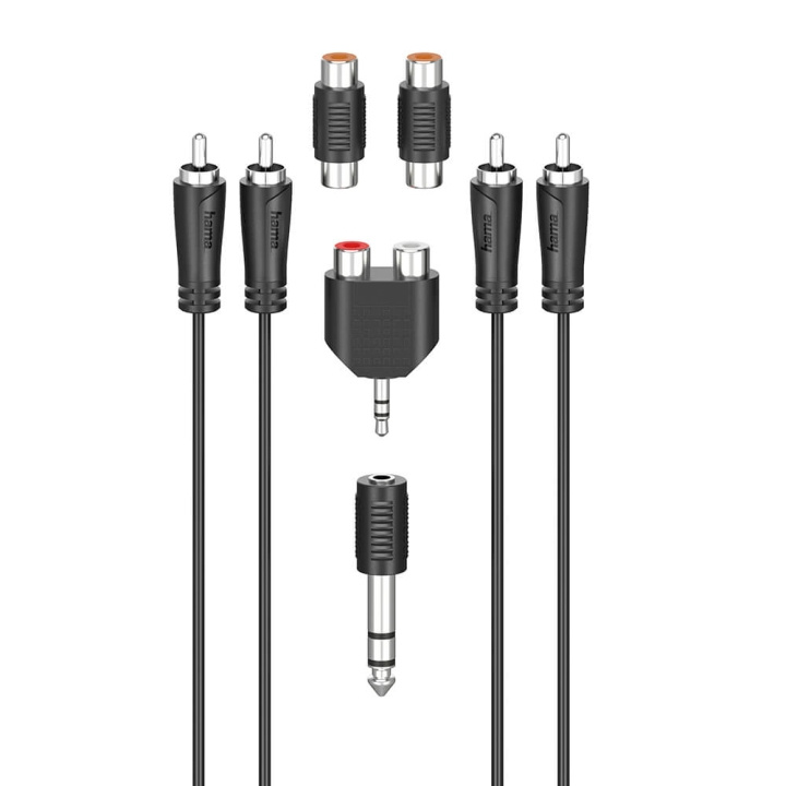 Hama RCA Tilkoblingssett 2.5m i gruppen Elektronikk / Kabler og adaptere / RCA / Kabler hos TP E-commerce Nordic AB (C31023)