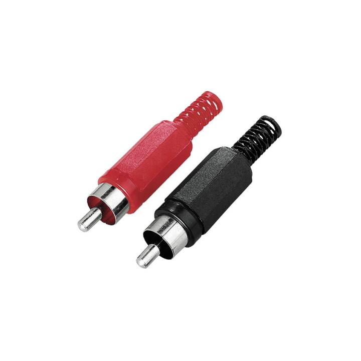 Hama Hann RCA Loddebar Hann 2-pakning i gruppen Elektronikk / Kabler og adaptere / RCA / Adaptere hos TP E-commerce Nordic AB (C31035)