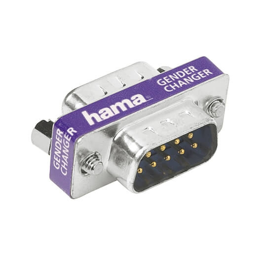 HAMA Kompaktadapter 9p/9p han/h i gruppen Datautstyr / Kabler og adaptere / VGA / Adaptere hos TP E-commerce Nordic AB (C31081)