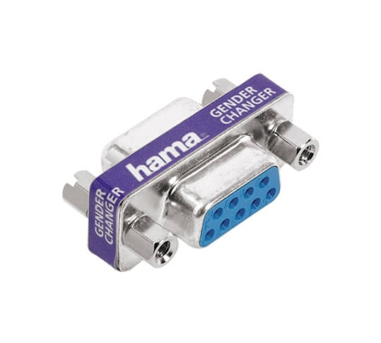 Hama Kompaktadapter 9p/9p hun/h i gruppen Datautstyr / Kabler og adaptere / VGA / Adaptere hos TP E-commerce Nordic AB (C31082)