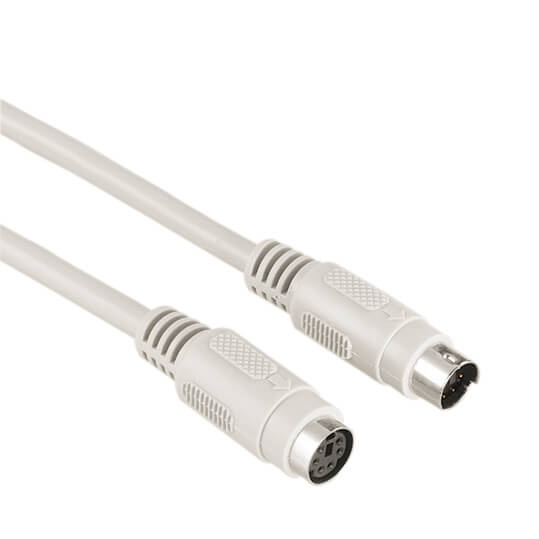 Hama Kabel PS/2 6pin-6pin Förlängning Grå 2m i gruppen Elektronikk / Kabler og adaptere / Antennekabler og tilbehør / Antennekabler hos TP E-commerce Nordic AB (C31086)