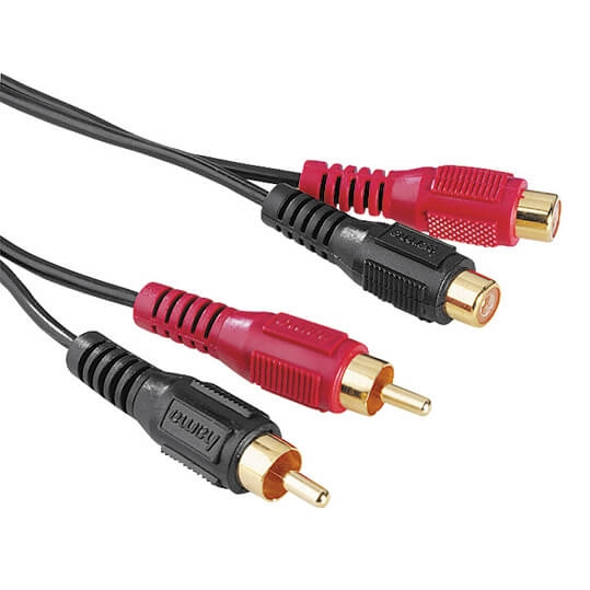 Hama Kabel Förl. 2xRCA-2xRCA 2 m, Guld 2xHa-2xHo, ST i gruppen Elektronikk / Kabler og adaptere / RCA / Kabler hos TP E-commerce Nordic AB (C31094)