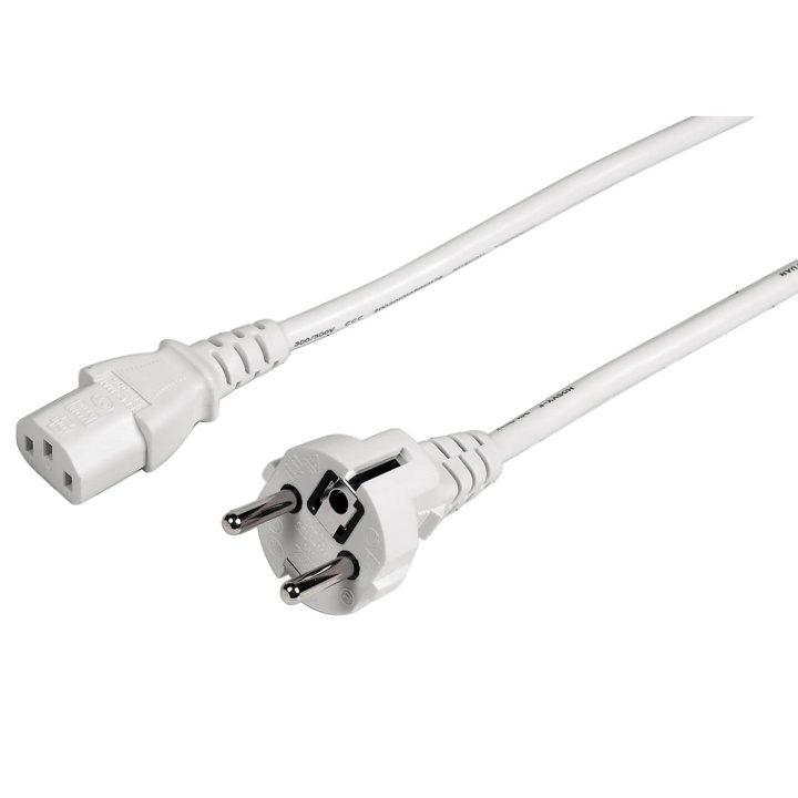 Hama Nätkabel 3-pol Vit 5m i gruppen Datautstyr / Kabler og adaptere / elektriske kabler hos TP E-commerce Nordic AB (C31104)