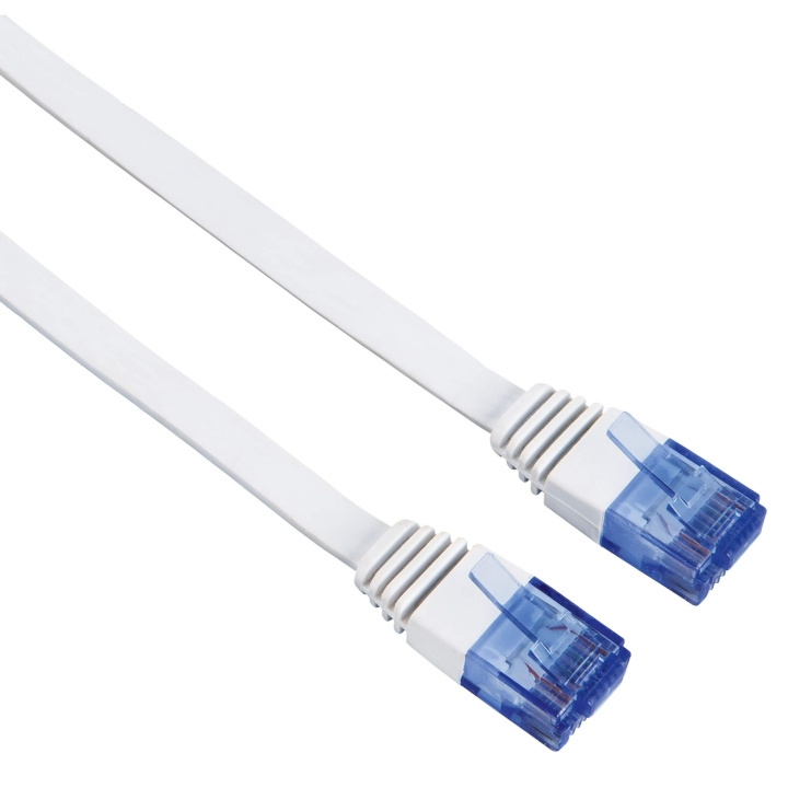 Hama Kabel Nätverk CAT6 UTP Flat Vit 5m i gruppen Datautstyr / Kabler og adaptere / Nettverk / Cat6 hos TP E-commerce Nordic AB (C31123)