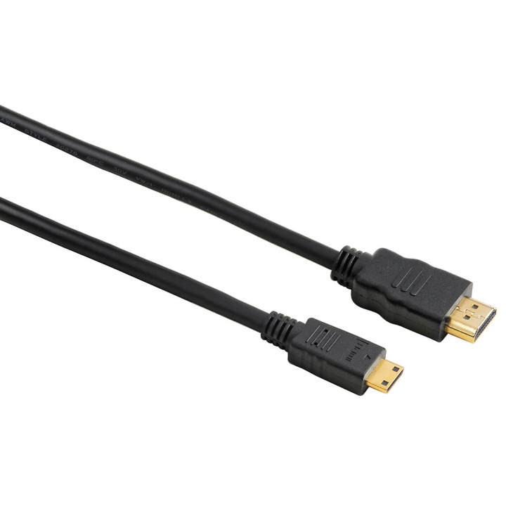 Hama Kabel HDMI A-C Guld Svart 2.0m i gruppen Elektronikk / Kabler og adaptere / HDMI / Kabler hos TP E-commerce Nordic AB (C31160)