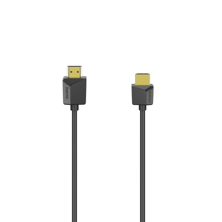 Hama Kabel HDMI Ethernet Flexislim Svart 3m i gruppen Elektronikk / Kabler og adaptere / HDMI / Kabler hos TP E-commerce Nordic AB (C31187)