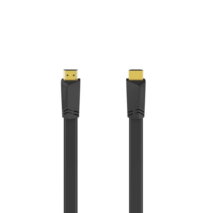 HAMA Kabel HDMI Ethernet Platt Svart 1.5m i gruppen Elektronikk / Kabler og adaptere / HDMI / Kabler hos TP E-commerce Nordic AB (C31190)