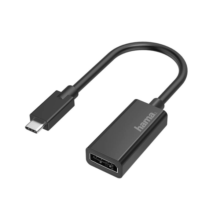 Hama Adapter Video USB-C til DisplayPort Ultra-HD 4K i gruppen Datautstyr / Kabler og adaptere / DisplayPort / Adaptere hos TP E-commerce Nordic AB (C31205)
