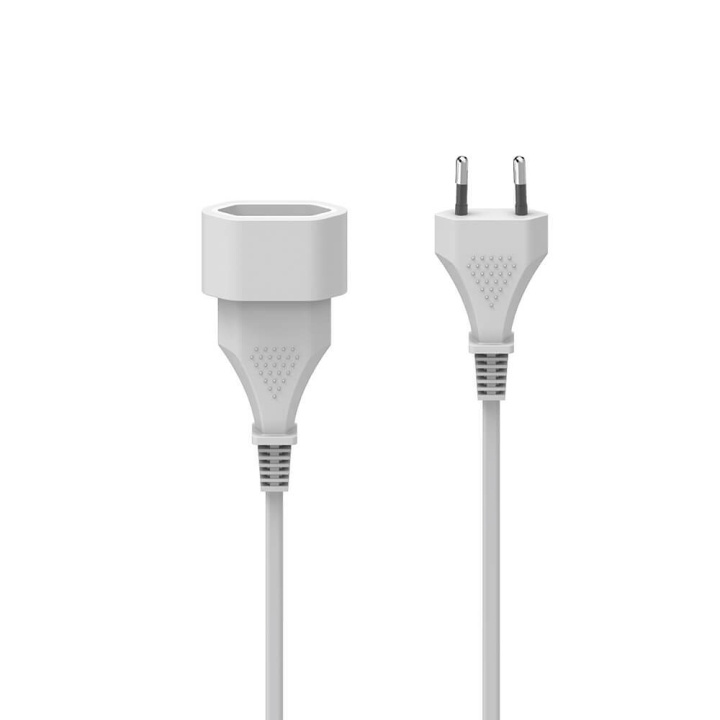 Hama Extension Cable Euro Plug White 5.0m i gruppen HJEM, HUS OG HAGE / El og belysning / Skjøteledninger hos TP E-commerce Nordic AB (C31243)