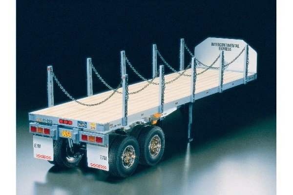 Tamiya 1/14 SEMITRAILER MED FLATT LASTEPLAN i gruppen LEKER, BARN OG BABY / Radiostyrt / Annet radiostyrt hos TP E-commerce Nordic AB (C31477)