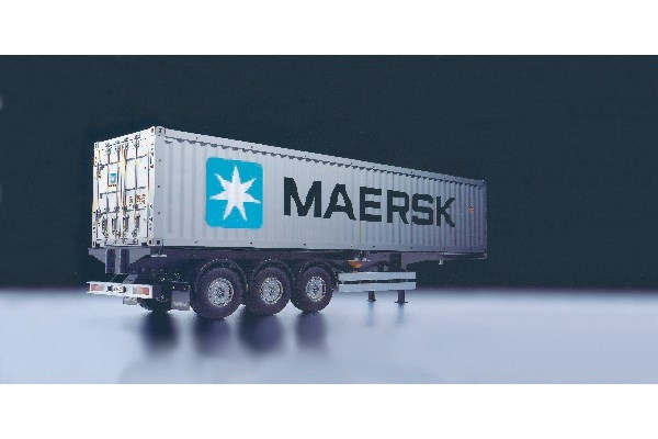 TAMIYA 1/14 40ft MAERSK container m. semi trailer i gruppen LEKER, BARN OG BABY / Radiostyrt / Annet radiostyrt hos TP E-commerce Nordic AB (C31489)