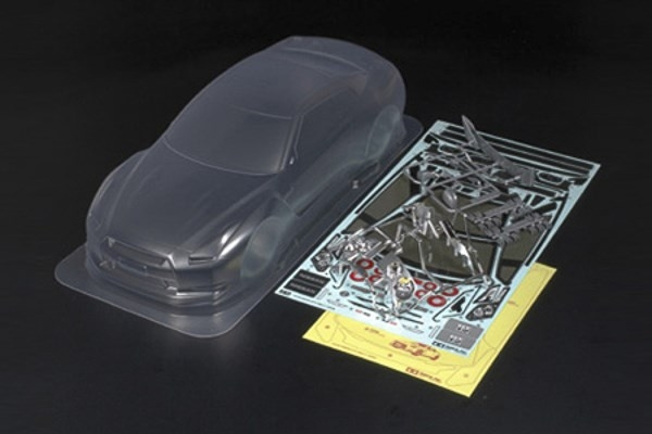 Tamiya 1/10 skala R/C Nissan GT-R karosseridelsett i gruppen LEKER, BARN OG BABY / Radiostyrt / Reservedeler & Ekstra tilbehør / TAMIYA hos TP E-commerce Nordic AB (C31491)