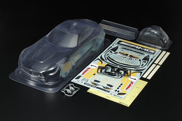 TAMIYA 1/10 Scale R/C Mercedes-AMG GT3 Body Parts Set i gruppen LEKER, BARN OG BABY / Radiostyrt / Reservedeler & Ekstra tilbehør / TAMIYA hos TP E-commerce Nordic AB (C31520)