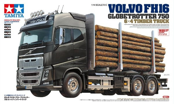 Tamiya 1:14 R/C Volvo FH16 Globetrotter 750 6x4 Timber Truck 1:14 R/C Volvo FH16 Globetrotter 750 6x4 Timber Tr i gruppen LEKER, BARN OG BABY / Radiostyrt / Radiostyrte biler hos TP E-commerce Nordic AB (C31568)