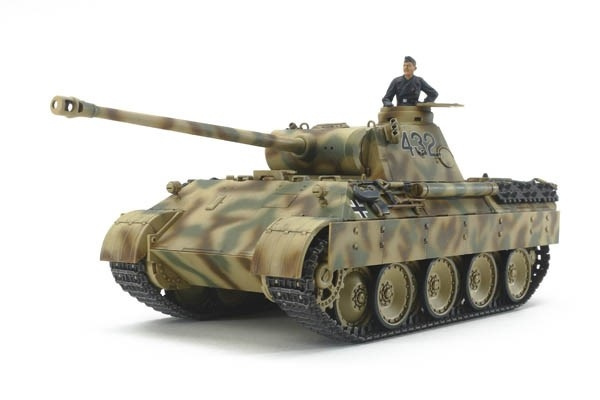Tamiya 1:48 Tysk stridsvogn Panther Ausf.D i gruppen SPORT, FRITID & HOBBY / Hobby / Plastmodeller / Militære kjøretøy (land) hos TP E-commerce Nordic AB (C31575)