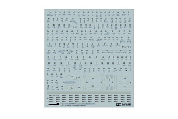 Tamiya 1/48 skala F-4 Phantom II T Dekalsett A i gruppen SPORT, FRITID & HOBBY / Hobby / Plastmodeller / Diverse hos TP E-commerce Nordic AB (C31600)