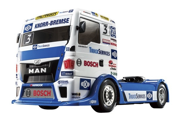 Tamiya 1/14 R/C Team Hahn MAN TGS (TT-01E) / NO ESC i gruppen LEKER, BARN OG BABY / Radiostyrt / Radiostyrte biler hos TP E-commerce Nordic AB (C31641)