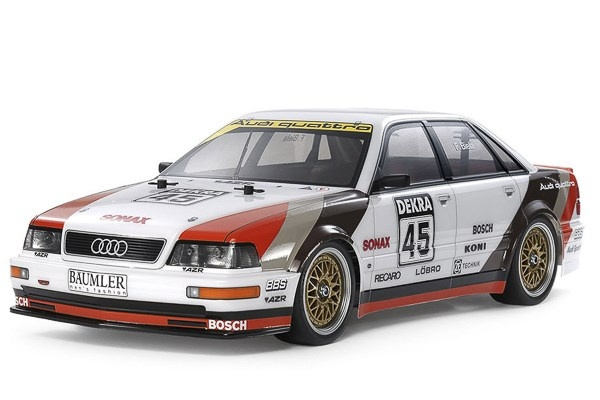 Tamiya 1/10 R/C 1991 Audi V8 Touring (TT-02) / NO ESC i gruppen LEKER, BARN OG BABY / Radiostyrt / Radiostyrte biler hos TP E-commerce Nordic AB (C31659)