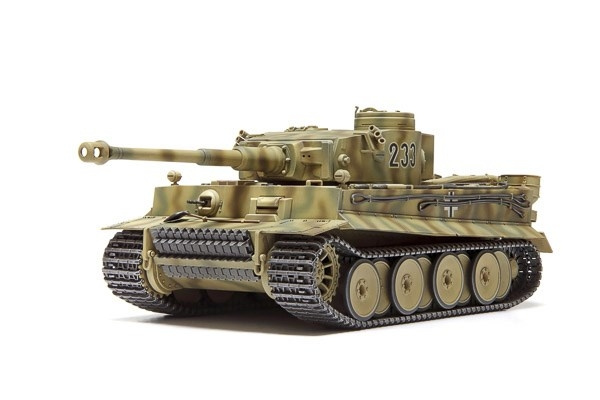 TAMIYA 1/48 German Heavy Tank Tiger I Early Production i gruppen SPORT, FRITID & HOBBY / Hobby / Plastmodeller / Militære kjøretøy (land) hos TP E-commerce Nordic AB (C31681)