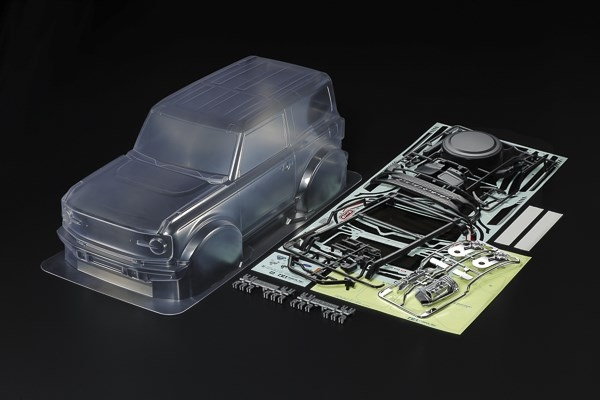 Tamiya 1/10 skala R/C Ford Bronco 2021 karosseridelsett i gruppen LEKER, BARN OG BABY / Radiostyrt / Reservedeler & Ekstra tilbehør / TAMIYA hos TP E-commerce Nordic AB (C31699)