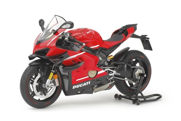 Tamiya 1/12 Ducati Superleggera V4 i gruppen SPORT, FRITID & HOBBY / Hobby / Plastmodeller / Motorsykler hos TP E-commerce Nordic AB (C31706)