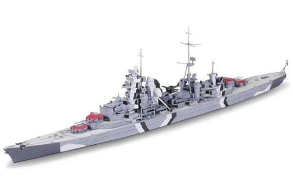 Tamiya 1/700 Tysk tung krysser Prinz Eugen i gruppen SPORT, FRITID & HOBBY / Hobby / Plastmodeller / Militære kjøretøy (land) hos TP E-commerce Nordic AB (C31709)