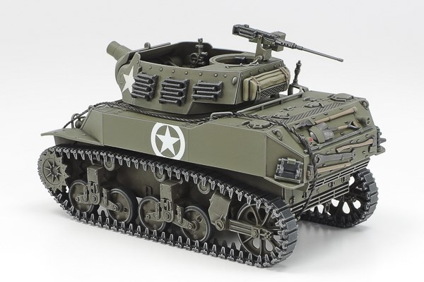 TAMIYA 1/48 U.S. Howitzer Motor Carriage M8 i gruppen SPORT, FRITID & HOBBY / Hobby / Plastmodeller / Militære kjøretøy (land) hos TP E-commerce Nordic AB (C31716)