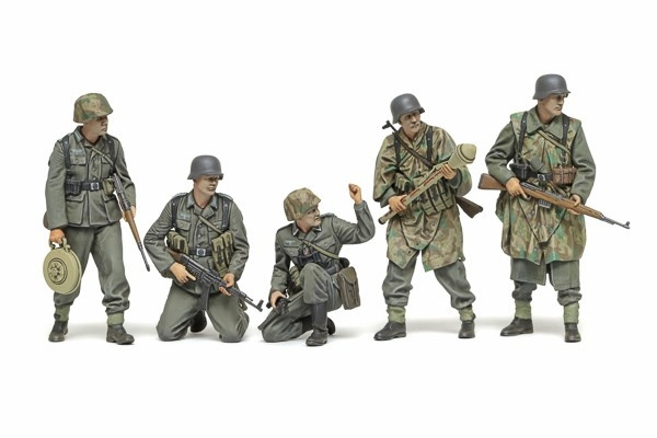 TAMIYA 1/35 German Infantry Set (Late WWII) i gruppen SPORT, FRITID & HOBBY / Hobby / Plastmodeller / Figurer hos TP E-commerce Nordic AB (C31741)