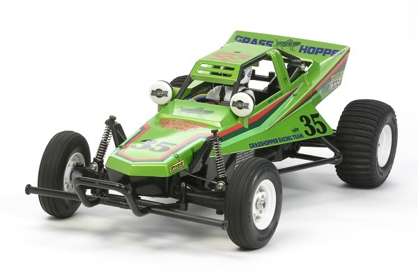Tamiya 1/10 R/C The Grasshopper Candy Green Edition i gruppen LEKER, BARN OG BABY / Radiostyrt / Radiostyrte biler hos TP E-commerce Nordic AB (C31742)