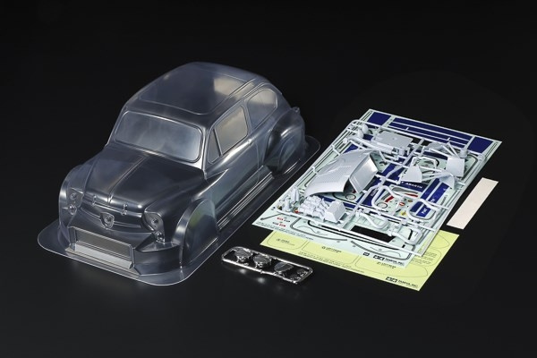 Tamiya 1/10 skala R/C Fiat Abarth 1000 TCR karosseridelsett i gruppen LEKER, BARN OG BABY / Radiostyrt / Reservedeler & Ekstra tilbehør / TAMIYA hos TP E-commerce Nordic AB (C31755)