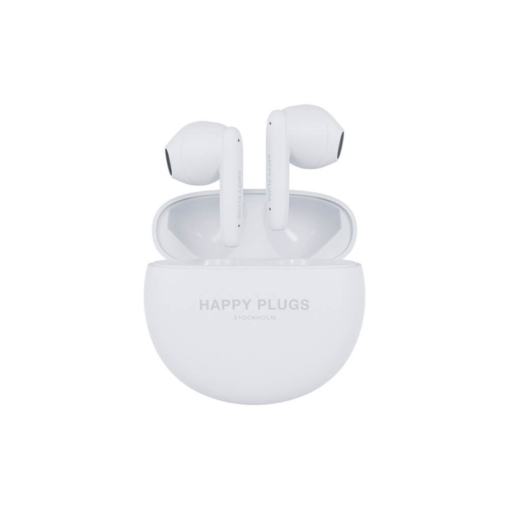 Happy Plugs Hodetelefoner Joy Lite In-Ear TWS Hvit i gruppen Elektronikk / Lyd & Bilde / Hodetelefoner & Tilbehør / Hodetelefoner hos TP E-commerce Nordic AB (C32097)