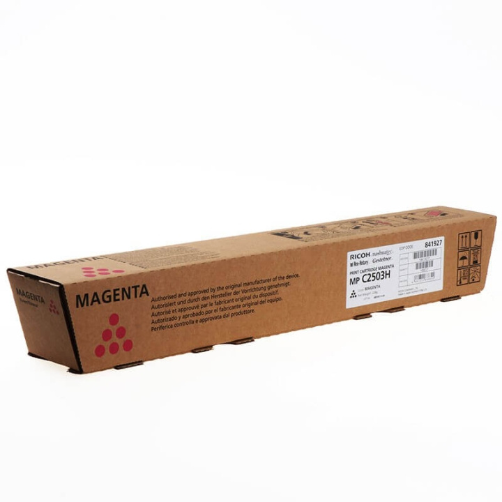 Ricoh Toner 841927 MP C2503H Magenta i gruppen Datautstyr / Skrivere og tilbehør / Blekk og toner / Toner / Andre hos TP E-commerce Nordic AB (C32213)