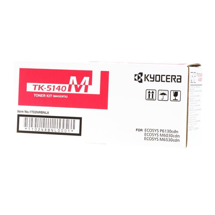 Kyocera Toner 1T02NRBNL0 TK-5140 Magenta i gruppen Datautstyr / Skrivere og tilbehør / Blekk og toner / Toner / Kyocera hos TP E-commerce Nordic AB (C32239)