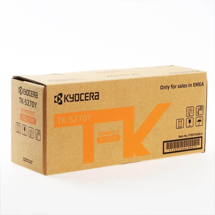 Kyocera Toner 1T02TVANL0 TK-5270 Gul i gruppen Datautstyr / Skrivere og tilbehør / Blekk og toner / Toner / Kyocera hos TP E-commerce Nordic AB (C32257)