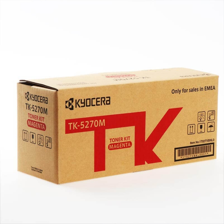 KYOCERA Toner 1T02TVBNL0 TK-5270 Magenta i gruppen Datautstyr / Skrivere og tilbehør / Blekk og toner / Toner / Kyocera hos TP E-commerce Nordic AB (C32258)