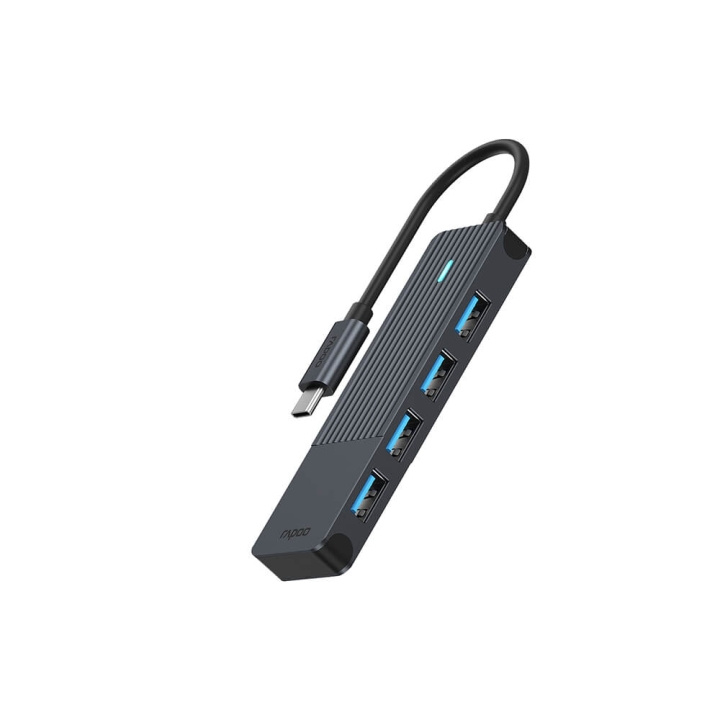 Rapoo UCH-4001 USB-C til USB-A Hub i gruppen Datautstyr / Datamaskin Tilbehør / USB-Hubs hos TP E-commerce Nordic AB (C32278)