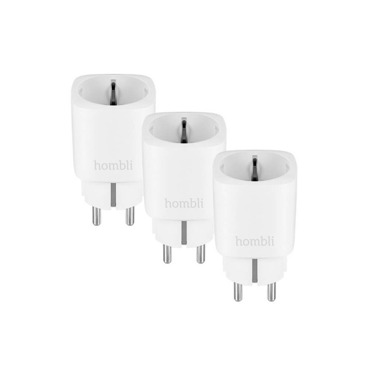 Hombli EU Smart Plug Promo Pak 2+1 Hvit i gruppen HJEM, HUS OG HAGE / Smarthus / Smart plugs hos TP E-commerce Nordic AB (C32305)