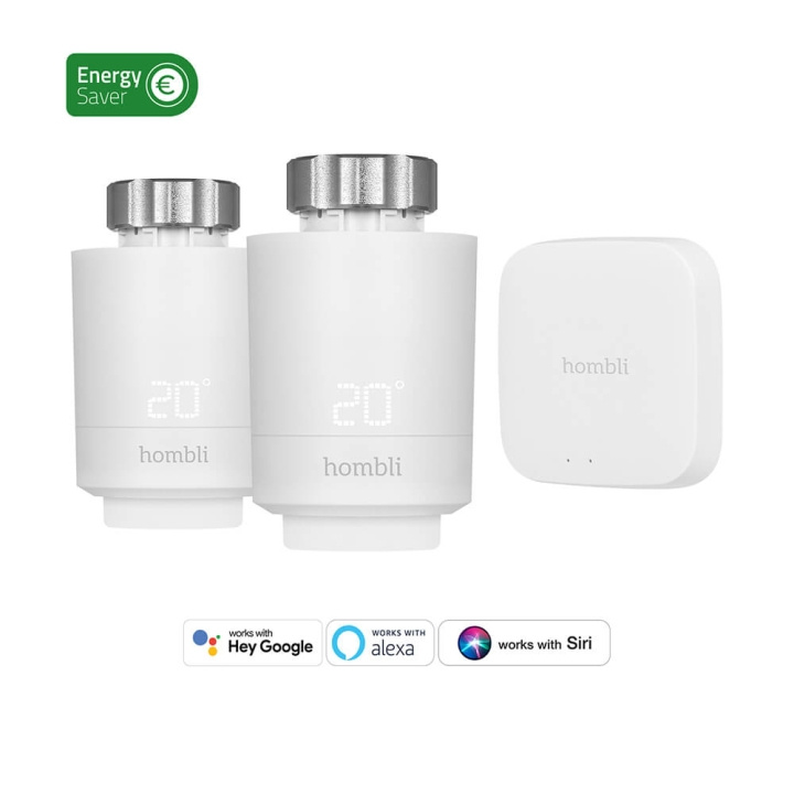 Hombli Startsett med smarttermostat (2+BT-bro) i gruppen HJEM, HUS OG HAGE / Smarthus / Smarthussystemer hos TP E-commerce Nordic AB (C32309)