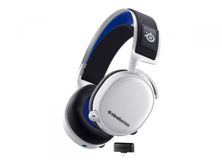 SteelSeries Arctis 7P - Trådløst spillhodesett, hvitt i gruppen Datautstyr / GAMING / Headset hos TP E-commerce Nordic AB (C32507)