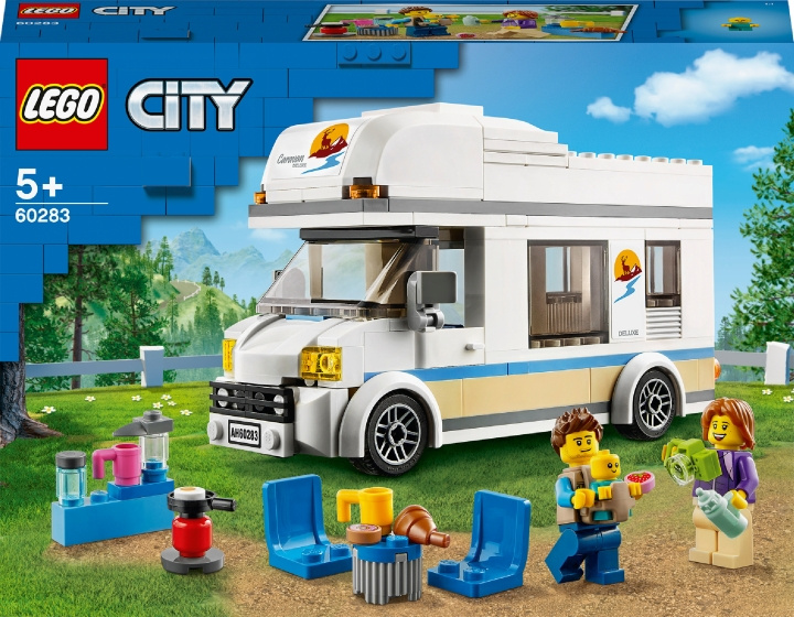 LEGO City Great Vehicles 60283 - Holiday Camper Van i gruppen LEKER, BARN OG BABY / Leker / Byggeleker / Lego hos TP E-commerce Nordic AB (C32720)