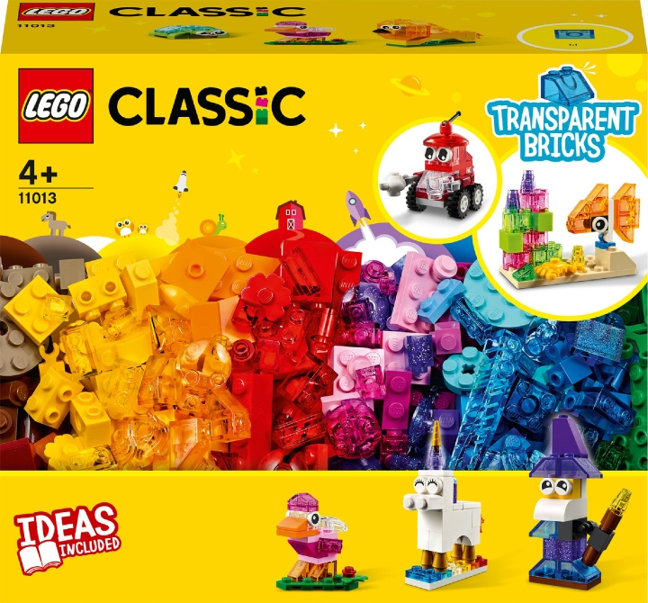 LEGO Classic 11013 - Creative Transparent Bricks i gruppen LEKER, BARN OG BABY / Leker / Byggeleker / Lego hos TP E-commerce Nordic AB (C32722)