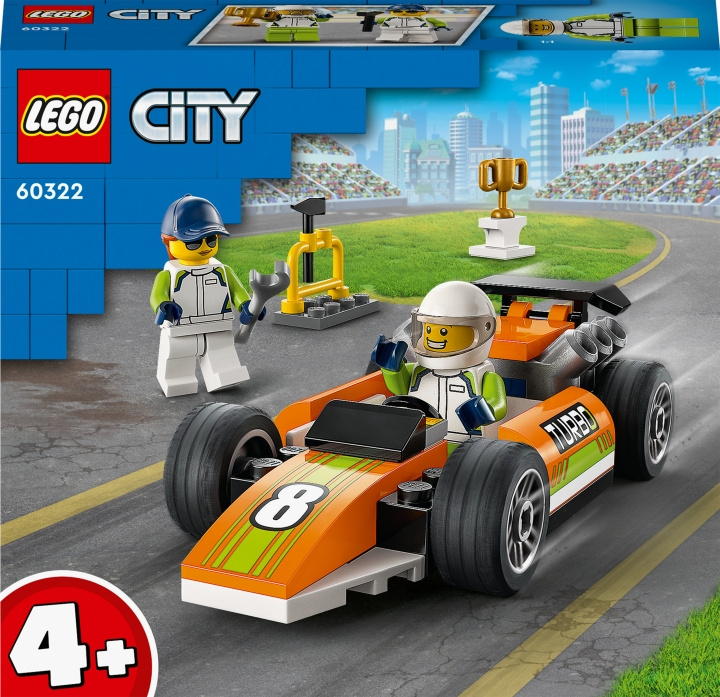 Lego City Great Vehicles 60322 - Racerbil i gruppen LEKER, BARN OG BABY / Leker / Byggeleker / Lego hos TP E-commerce Nordic AB (C32730)