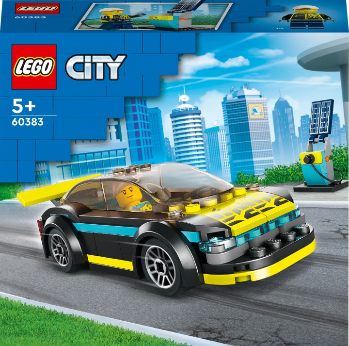 LEGO City Great Vehicles 60383 - Electric Sports Car i gruppen LEKER, BARN OG BABY / Leker / Byggeleker / Lego hos TP E-commerce Nordic AB (C32768)