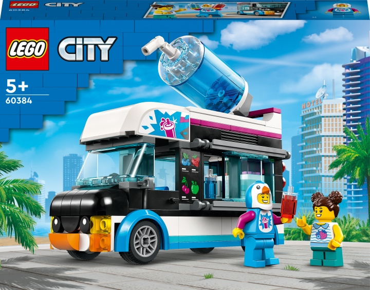 LEGO City Great Vehicles 60384 - Penguin Slushy Van i gruppen LEKER, BARN OG BABY / Leker / Byggeleker / Lego hos TP E-commerce Nordic AB (C32769)