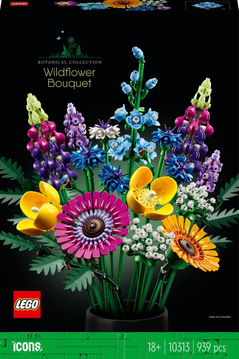 Lego Botanical 10313 - Bukett med ville blomster i gruppen LEKER, BARN OG BABY / Leker / Byggeleker / Lego hos TP E-commerce Nordic AB (C32776)
