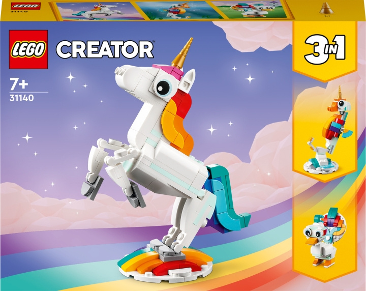 Lego Creator 31140 - Magisk enhjørning i gruppen LEKER, BARN OG BABY / Leker / Byggeleker / Lego hos TP E-commerce Nordic AB (C32781)