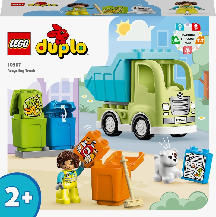 LEGO DUPLO Town 10987 - Återvinningsbil i gruppen LEKER, BARN OG BABY / Leker / Byggeleker / Lego hos TP E-commerce Nordic AB (C32787)