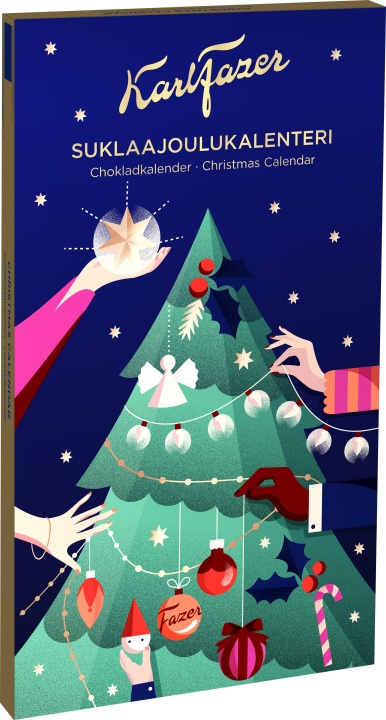 Fazer Karl Sjokolade Julekalender, 200 g i gruppen LEKER, BARN OG BABY / Leker / Adventskalendere hos TP E-commerce Nordic AB (C32994)